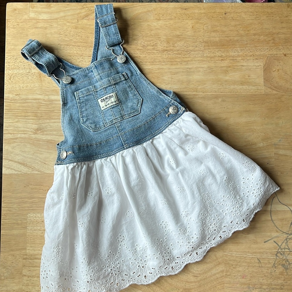 Oshkosh Denim Eyelet Jumper